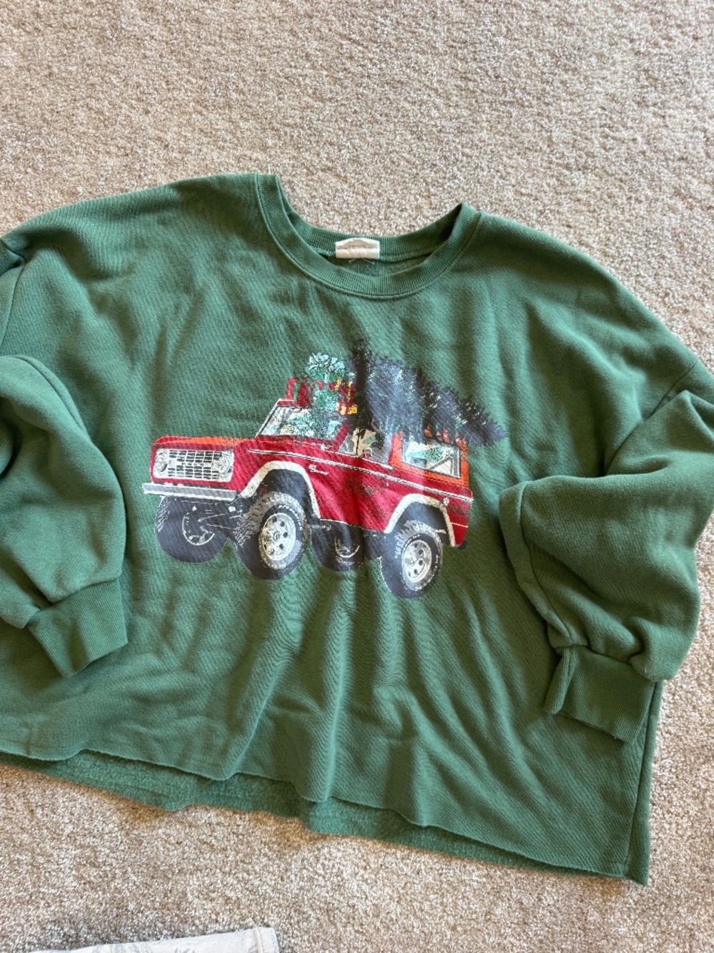 BRONCO SWEATSHIRT CROPPED